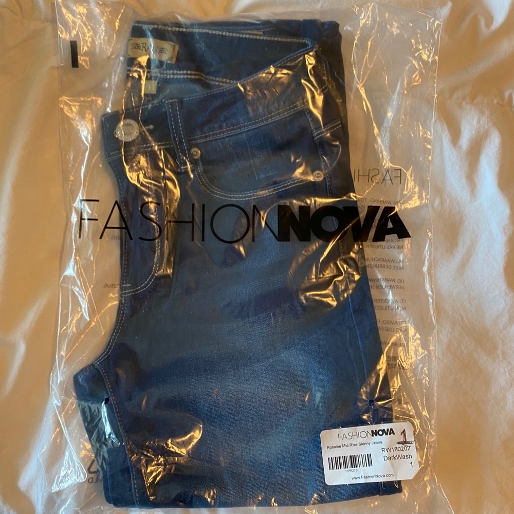 New Fashion Nova | Rosalee Mid Rise Skinny Jeans